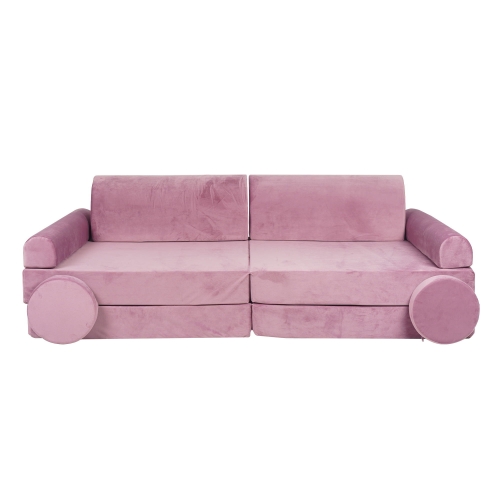 Meowbaby Premium Spielsofa Velvet rosa