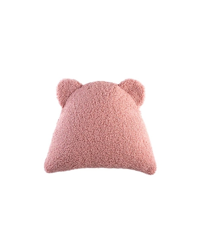 Wigiwama Boucle Teddy Br Kissen Guava rosa