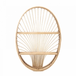 Kidsdepot Rattan Wandregal rund