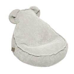 Meowbaby Aesthetic Cord Sitzsack Teddy ecru