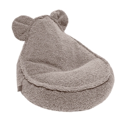 Meowbaby Bearly Sitzsack Teddy grau