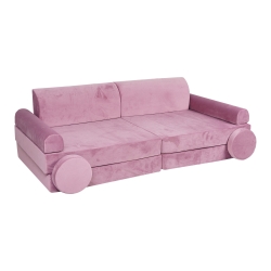 Meowbaby Premium Spielsofa Velvet rosa