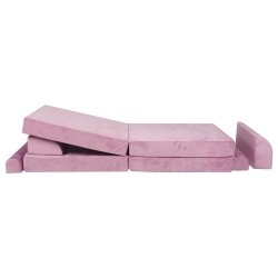 Meowbaby Premium Spielsofa Velvet rosa