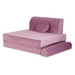 Meowbaby Premium Spielsofa Velvet rosa