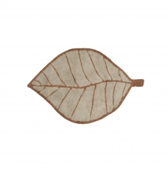 Kidsdepot Teppich Blatt Leaf beige