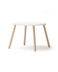 Kids Concept Kindertisch + 2 Hocker wei