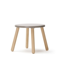 Kids Concept Kindertisch + 2 Hocker hellbraun