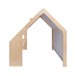 Meowbaby Holz Spielhaus natur-blau