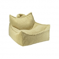 Wigiwama Sessel/Sitzsack Boucle Teddy Matcha