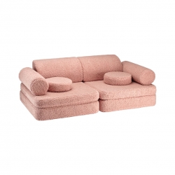 Wigiwama Spielsofa Teddy Guava rosa