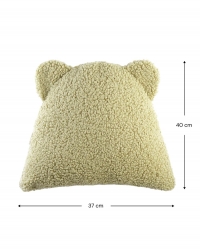 Wigiwama Boucle Teddy Br Kissen Matcha grn