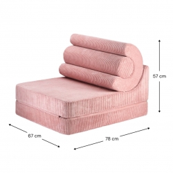 Wigiwama Sessel Flipster Pink Mousse rosa